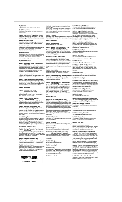 The Backstories of the Upper Gauley Rapids and Waterproof (Laminated) Map (8.5" x 14")